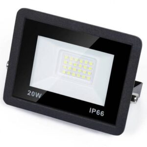 Bouwlamp 20W IP65 Breedstraler Buitenlamp - 6000K